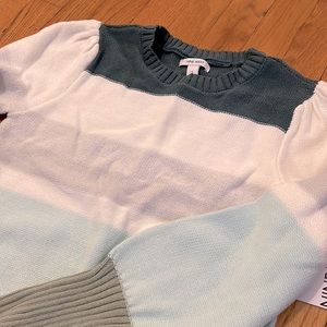 NWT Nine West Stripe Sweater